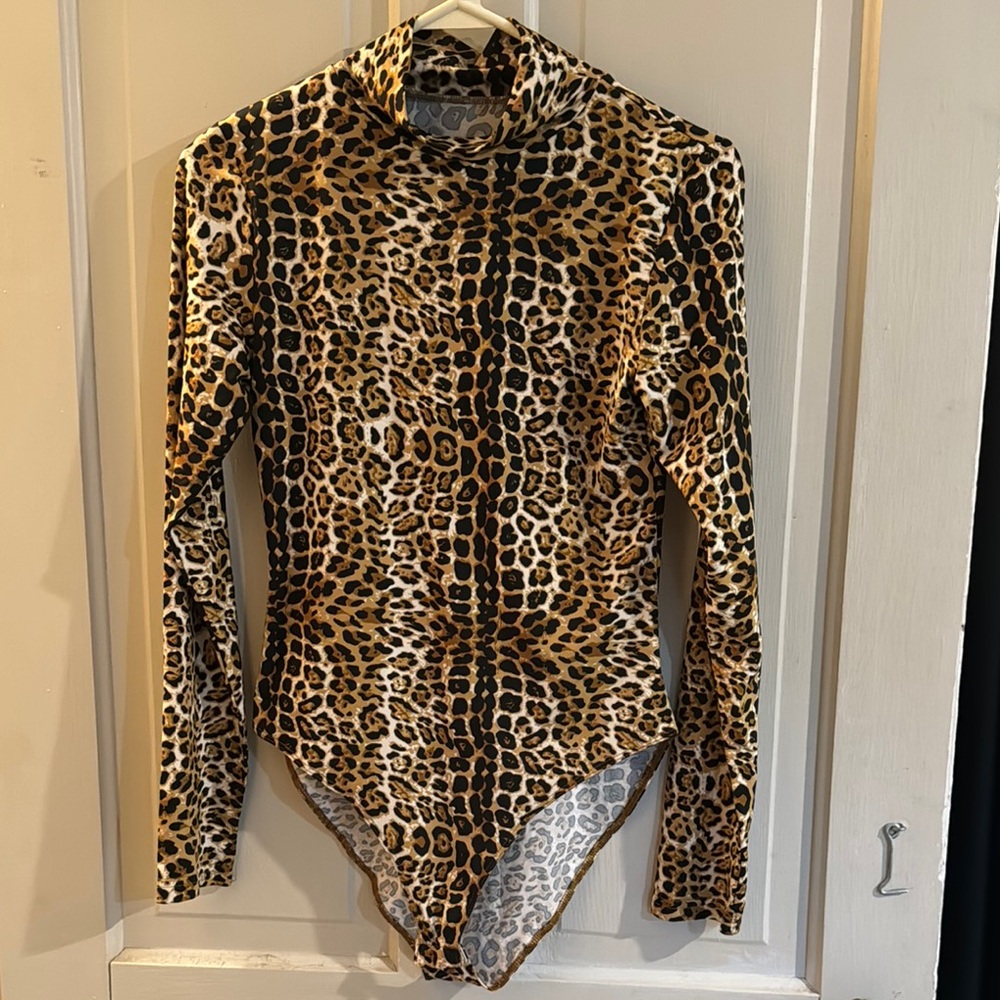 Mango Animal Print Bodysuit